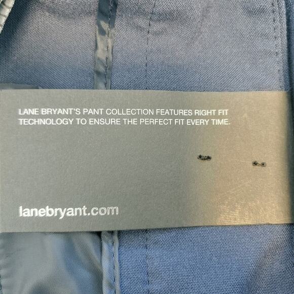 Lane Bryant Navy Blue Career Office Capsule Wardrobe Classic Trouser Sz 26P - Picture 8 of 10